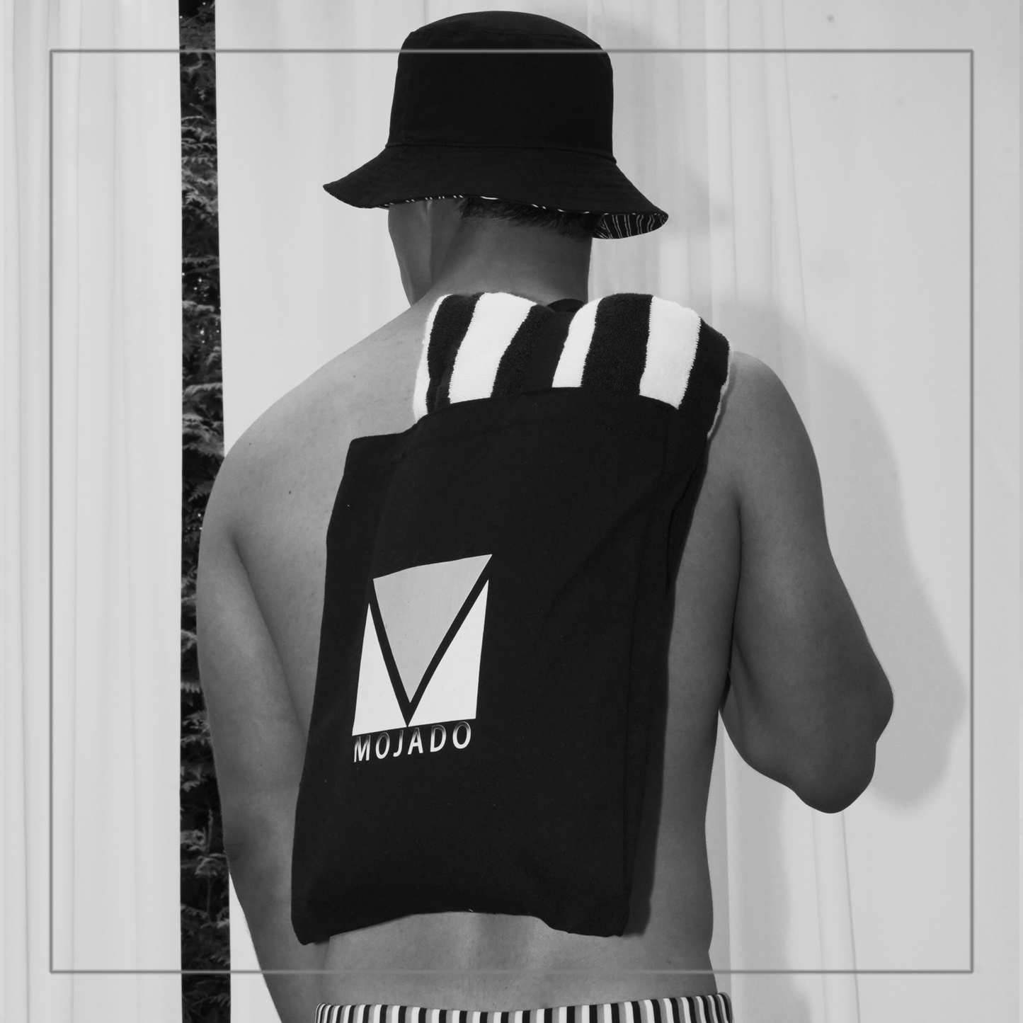 Black Submark Canvas Tote