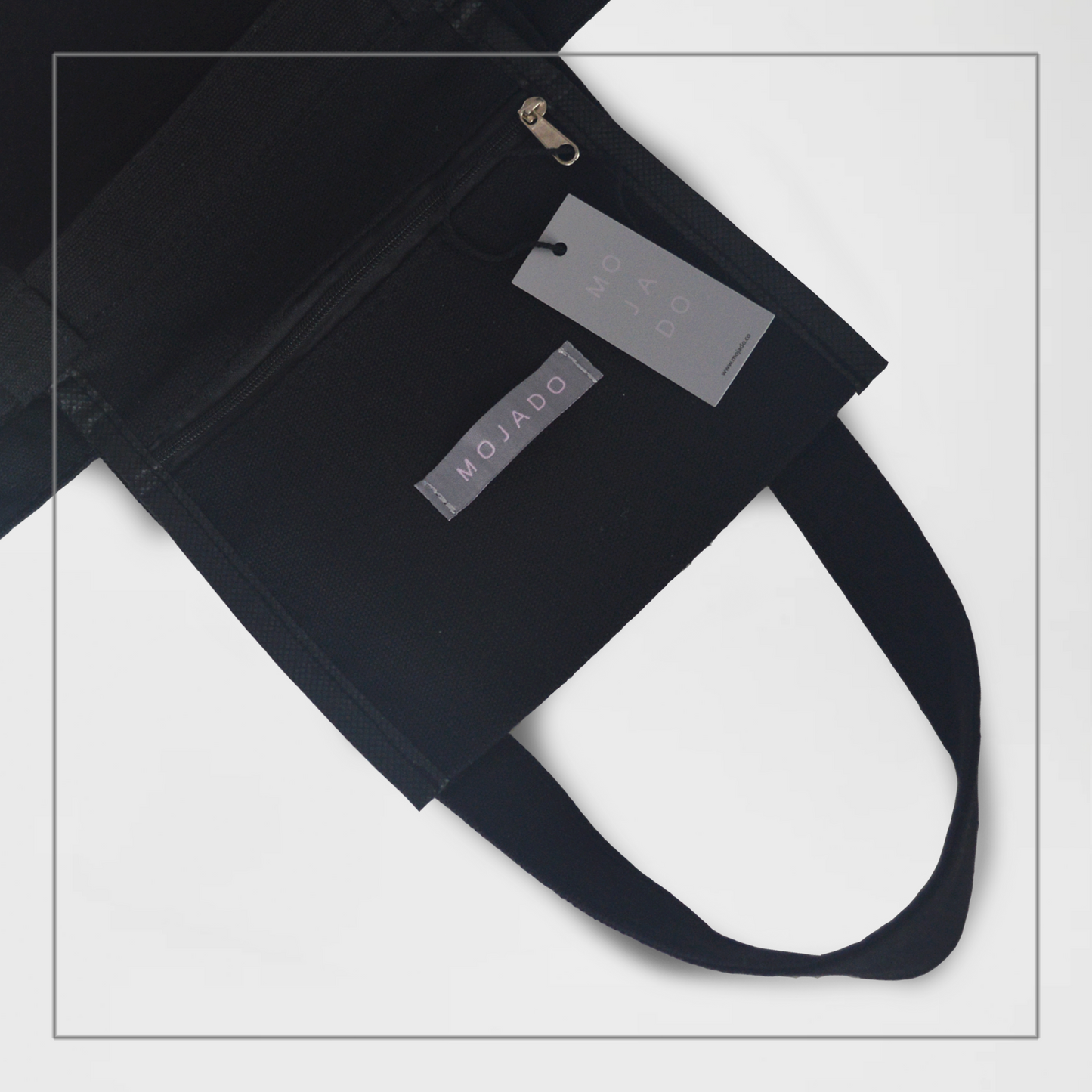 Black Submark Canvas Tote
