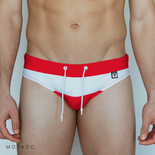 Bandera Stripe Swim Brief