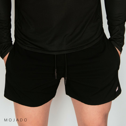 Black Uniform 5" Swim Short