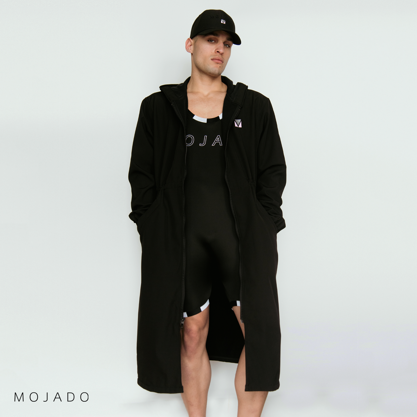 Black Uniform Swim Parka