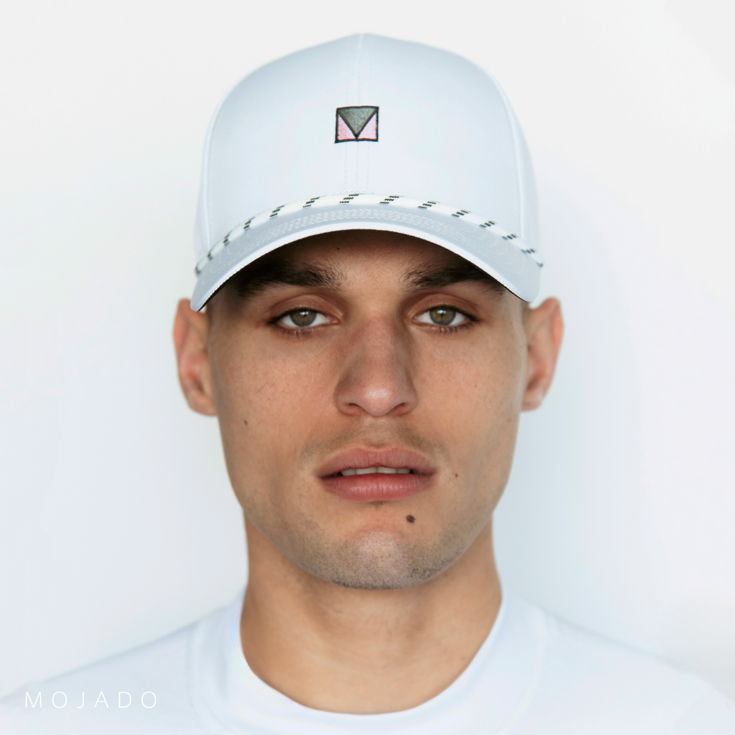 White Submark Snapback Cap