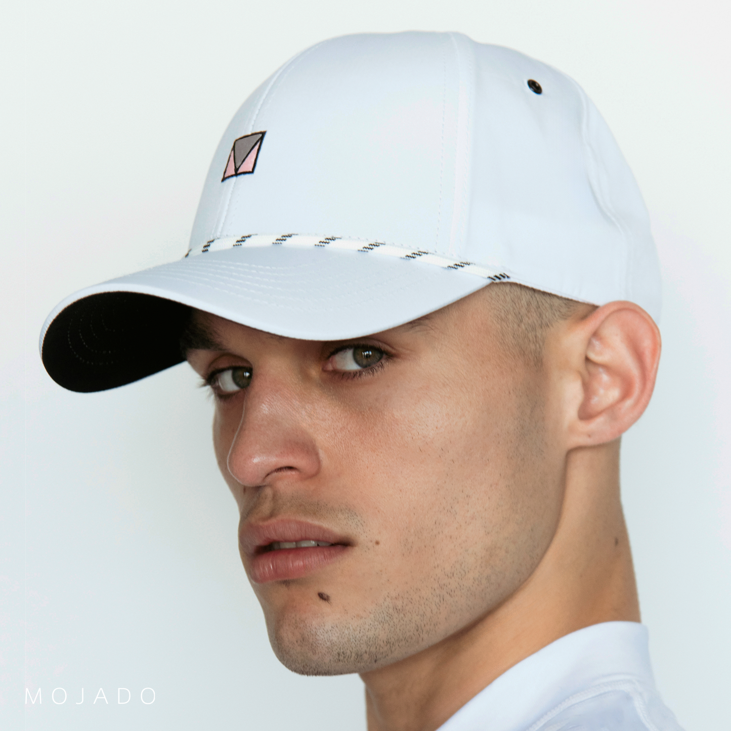 White Submark Snapback Cap