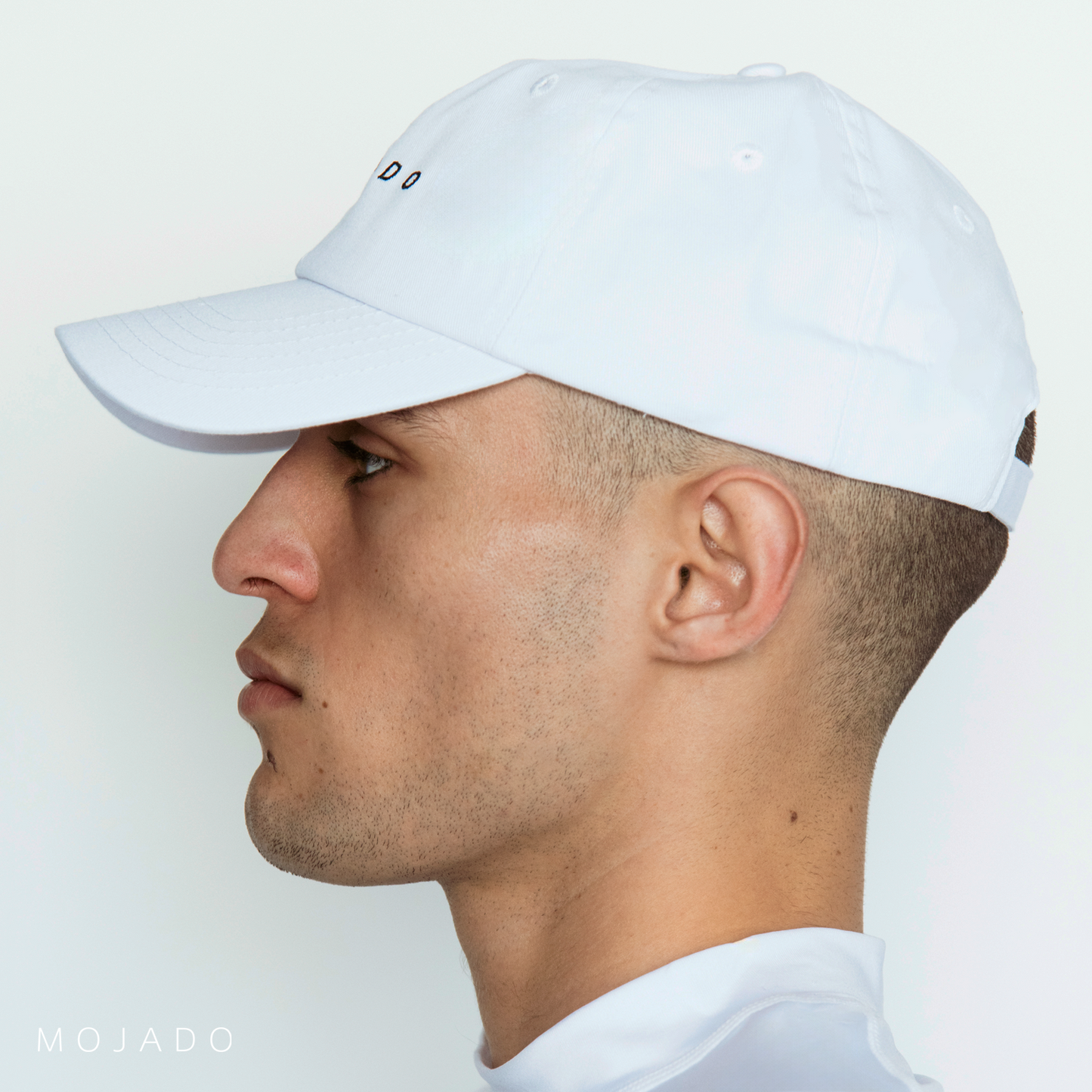 White Uniform Low-Profile Cap